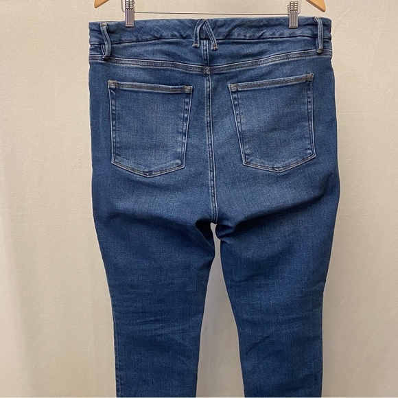 Good American 16 Jeans Skinny High Rise Fray Step Hems Women’s Stretch - Picture 5 of 11